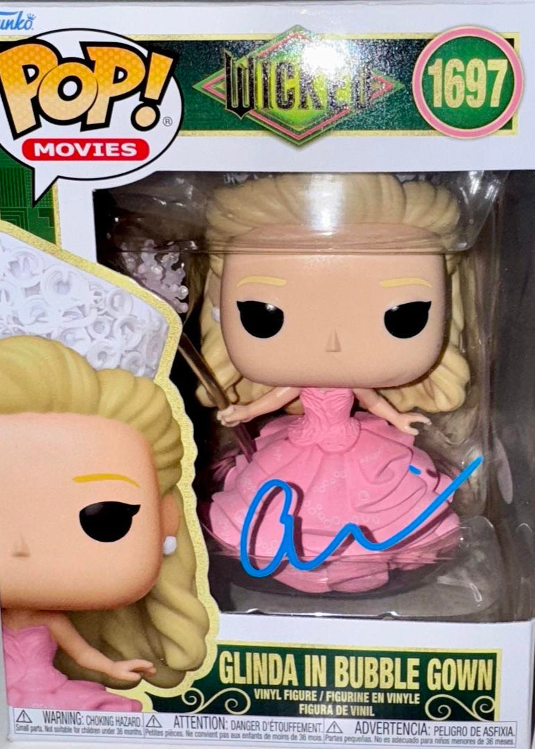Ariana Grande Signed Funko Pop #1697 Glinda / Wicked - ACOA